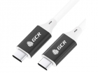 GCR Кабель USB 3.1 Type C-С 1.0m белый, 100W/ 20V/ 5A, M/ M, TPE, AL сase черный, белый ПВХ, экран, армированный, GCR-50866 GCR Кабель USB 3.1 Type C-С 1.0m белый, 100W/ 20V/ 5A, M/ M, TPE, AL сase черный, белый ПВХ, экран, армированный, GCR-50866, (GCR-50866)