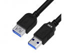 GCR Удлинитель 0.2m USB 3.0, AM/ AF, черный, GCR-51874 GCR Удлинитель 0.2m USB 3.0, AM/ AF, черный, GCR-51874, (GCR-51874)