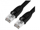 GCR PRO Патч-корд LSZH PROF кат.8 ethernet 20.0m S/FTP, RJ45, медь, 40 Гбит/с, 26 AWG, черный, литой, экранированные коннекторы 24K GOLD, T568B (GCR-52353)