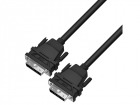 GCR PRO Кабель DVI-D 1.5m, черный, OD 8.5mm, 28 AWG, DVI/ DVI, 25M/ 25M, двойной экран, GCR-52533 (GCR-52533)