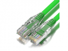 GCR Патч-корд 5.0m LSZH UTP кат.5e, зеленый, коннектор ABS, 24 AWG, ethernet high speed 1 Гбит/с, RJ45, T568B (GCR-52671)