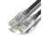 Миниатюра товара - GCR Патч-корд 3.0m LSZH UTP кат.5e, черный, коннектор ABS, 24 AWG, ethernet high speed 1 Гбит/ с, RJ45, T568B (GCR-52681)