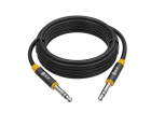 GCR PRO Кабель 7.0m аудио STEREO jack 6, 35mm/jack 6, 35mm черный, AL case, M/M (GCR-53427)