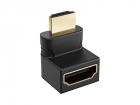 GCR Переходник HDMI-HDMI 19M / 19F верхний угол, GCR-54939, (GCR-54939)