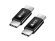 Миниатюра товара - GCR Адаптер соединитель USB 3.1 (USB 3.2 Gen 2) TypeC, M/ М, черный, 100W/ 5А, 10 Гбит/ с, 4K, AL корпус, GCR-54941, (GCR-54941)