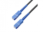 GCR PRO Патч-корд оптический 10.0m соединительный SC/ UPC - SC/ UPC Simplex одномодовый SM 9/ 125, LSZH, черный, GCR-56053 (GCR-56053)
