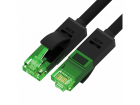 GCR Патч-корд прямой 0.3m UTP медь кат.5e, черный, 24 AWG, литой, ethernet high speed 1 Гбит/ с, RJ45, T568B, GCR-56813 (GCR-56813)