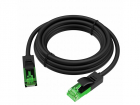 GCR Патч-корд прямой 40.0m UTP медь кат.5e, черный, 24 AWG, литой, ethernet high speed 1 Гбит/ с, RJ45, T568B, GCR-56824 (GCR-56824)