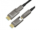 GCR AOC Кабель 100.0m оптический HDMI 2.0 4K 60Гц, съемный HDMI + Micro HDMI, GCR-57754 (GCR-57754)