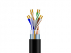 GCR Кабель витая пара кат.6А F/ UTP LSZH 100м медь 4х2х0, 57(23AWG) одножильный(Solid), черный (GCR-57884)