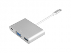 Greenconnect переходник USB Type C -> VGA + USB 3.0 + Type C Greenconnect переходник USB Type C -> VGA + USB 3.0 + Type C, (GCR-AP25)
