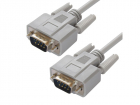 GCR PRO Кабель 3.0m серый, RS-232 DB9 M/DB9 M, 0-модемный, 30AWG, экран (GCR-DB902-3M)