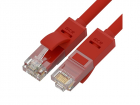Greenconnect Патч-корд прямой 0.3m, UTP кат.5e, красный, позолоченные контакты, 24 AWG, литой, GCR-LNC04-0.3m, ethernet high speed 1 Гбит/ с, RJ45, T568B (GCR-LNC04-0.3M)