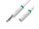 Миниатюра товара - Greenconnect Удлинитель аудио 1.5m jack 3, 5mm/ jack 3, 5mm белый, зеленая окантовка, ультрагибкий, 28AWG, M/ F, Premium GCR-STM1662-1.5m, экран, стерео (GCR-STM1662-1.5M)
