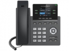 Телефон IP Grandstream GRP-2612P черный (GRP-2612P)