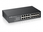 Коммутатор Zyxel GS1100-16, 16xGE, rack 19", бесшумный