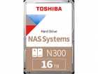 Жесткий диск/ HDD Toshiba N300 NAS SATA3 3.5" 16TB 7200 512Mb 6Gb/ s 1 year warranty (HDWG51GXZSTA)