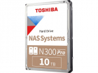 Жесткий диск/ HDD Toshiba N300 NAS PRO SATA3 3.5" 10TB 7200 512Mb 6Gb/ s 1 year warranty (HDWG71AXZSTB)