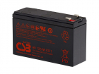Батарея CSB серия HR, HR1224W F2 F1, напряжение 12В, емкость 6Ач (разряд 20 часов), 24 Вт/Эл при 15-мин. разряде до U кон. - 1.67 В/Эл при 25 °С, макс. ток разряда (5 сек.) 130А, ток короткого замыкания 260А, макс. ток заряда 2.4A, свинцово-кислотная типа/ Battery CSB series HR, HR1224W F2 F1, voltage 12V, capacity 24 W/C at 15 min. discharge to U fin. - 1.67 V/Cel at 25°C, (discharge 20 hours), max. discharge current (5 sec.) 130A, short circuit current 260A, max. charge current 2.4A, lead-acid