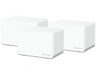 Маршрутизатор MERCUSYS AX1800 Домашняя Mesh Wi-Fi 6 система, до 574 Мбит/ с на 2, 4 ГГц + до 1201 Мбит/ с на 5 ГГц, встр. антенны, 3 гиг. порта на каждом модуле с автораспознаванием WAN/ LAN, 3 шт.