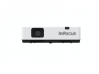 Проектор INFOCUS IN1049 3LCD, 5000lm, WUXGA, 1.37~1.65:1, 50000:1, (Full3D), 16W, 2хHDMI1.4b, VGAin, CompositeIN, 3, 5mmaudioIN, RCAx2IN, USB-A, VGAout, 3, 5audioOUT, RS232, MiniUSBBserv, RJ45, PJLink, 3, 3кг, (IN1049)