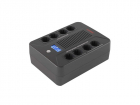 Линейно-интерактивный ИБП ДКС серии Info PDU, 800 ВА/ 480 Вт, 1/ 1, 8xSchuko, LCD, 1x8Aч, (INFOPDU800LCD)