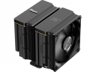 Кулер для процессора/ CPU Cooler Ocypus Iota A62 BK (260W, 4-pin PWM, LED temp., 158mm, Al/ Cu, 6x6mm, 2x120mm, 77CFM, 29dBA, 2000RPM, S: 1851/ 1700/ 1200/ 115X, AM5/ AM4, black) (IOTA-A62-BK2NNWD00X-GL)
