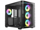 Корпус ПК без блока питания/ Case Ocypus Iota C70 Curve BK ARGB, Midi-Tower, TG, 4x120mm ARGB, 2xUSB-A 3.0 + 1xUSB-C 3.1, ATX, mATX, mITX Black (IOTA-C70-BKD400CD-GL)
