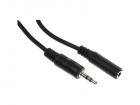 Кабель аудио Ningbo JAAC003-1 Jack 3.5 (m)/ Jack 3.5 (f) 1м. черный, (JAAC003-1)