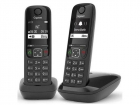 Телефонный аппарат GIGASET AS690 DUO BLACK