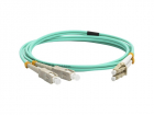 Патч-корд Lanmaster LAN-2LC-2SC/ OM3-3.0 2x50/ 125 OM3 LC дуплекс-SC дуплекс 3м LSZH (LAN-2LC-2SC/ OM3-3.0)