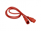 Шнур питания Шнур питания C13-C14, 3х0.75, 220В, 10А, красный, 0.5 метра (LAN-PP13/14-0.5-RD)