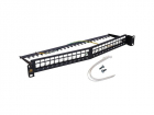 Патч-панель наборная Lanmaster LAN-PPAR24OK-STP 19" 1U 24xRJ45 STP, (LAN-PPAR24OK-STP)