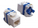 Миниатюра товара - Модуль Keystone ToolLess, RJ45, неэкранированный, кат.5E, без шторки, 180 градусов, белый