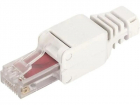 Коннектор Полевой коннектор RJ45 8P8C, экранированный, кат.6A, (LAN-TMP-S6A)