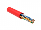 ITK Каб. в. п. U/ UTP кат. 5E 4х2х24AWG solid LSZH 305м крас. Каб. в. п. U/ UTP кат. 5E 4х2х24AWG solid LSZH 305м крас., (LC1-C5E04-124)