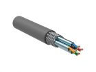 LAN-кабель ITK Кабель связи витая пара S/ FTP, кат.6A 4х2х23AWG solid, ПВХ, 305м, серый