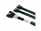Кабель LR-Link Slimline SAS x8 STR-2x Slimline SAS ( x4) STR 80cm Cable (CBL-SAST-1264F-100, but 64cm, but STR) (LRSF5454(8I/ 4I)-0.8M)
