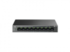 Сетевое оборудование TP-Link LS109P, Настольный коммутатор с 9 портами 10/ 100 Мбит/ с (8 портов PoE+), 802.3af/ at, бюджет PoE — 63 Вт, до 250 метров, (LS109P)