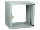 Шкаф LINEA WE 6U 550x350мм дверь стекло серый, (LWE3-06U53-GF)