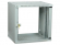 Миниатюра товара - Шкаф LINEA WE 6U 550x350мм дверь стекло серый, (LWE3-06U53-GF)
