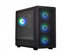 Корпус ZALMAN M5, MATX, BLACK, WINDOW, 1xCombo (3.5'' or 2.5''), 1x3.5", 2x2.5", 1xUSB2.0, 1xUSB3.0, 1xUSB Type-C, FRONT 3x120mm ARGB, REAR 1x120mm ARGB (M5 BLACK)