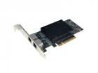 Сетевая карта/ 10G Dual Port RJ45 PCIE Ethernet Adapter with Broadcom BCM57416 chipset, (N-1070)