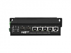 Промышленный управляемый (L2+) HiPoE коммутатор Gigabit Ethernet Промышленный управляемый (L2+) HiPoE коммутатор Gigabit Ethernet на 4GE PoE + 2 GE SFP порта с функцией мониторинга температуры/ влажности/ напряжения. Порты: 1 x GE (10/ 100/ 1000Base-T) с PoE BT (до 90W) + 3 x GE (10/ 100/ 1000Base-T) с PoE (до 30W) + 2 x GE SFP (1000Base-X). Уровень управления L2+. Соответствует стандартам PoE IEEE 802.3af/ at/ bt. Автоматическое определение и режим антизависания PoE устройств. управление питани