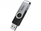 Флеш-накопитель Netac U505 USB2.0 Flash Drive 128GB, ABS+Metal housing, (NT03U505N-128G-20BK)
