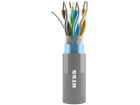 Кабель информационный NTSS NTSS-IN-FUTP4-5E-LSZH-GY кат.5E F/ UTP 4 пары 24AWG LSZH внутренний 305м серый (NTSS-IN-FUTP4-5E-LSZH-GY)