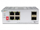 Коммутатор ORIGO Промышленный неуправляемый PoE-коммутатор, 4x1000Base-T PoE, 2x1000Base-X SFP, PoE-бюджет 120 Вт, защита от статического электричества до 4 кВ, -40..75°C