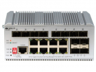 Коммутатор ORIGO Промышленный управляемый L2 PoE-коммутатор, 8x1000Base-T PoE, 12x1000Base-X SFP, PoE-бюджет 185 Вт, защита от статического электричества до 4 кВ, -40..75°C