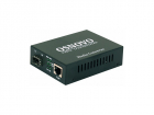 Медиаконвертер OSNOVO Гигабитный медиаконвертер, 1*10/ 100/ 1000Base-T, 1 x GE SFP (1000Base-X), (OMC-1000-11X)