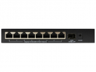 Коммутатор ORIGO Unmanaged Switch 8x100Base-TX PoE, 1x1000Base-X SFP, PoE Budget 80W, metal case